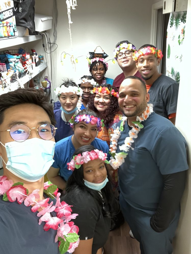 Dr. Shin and his team celebrating together